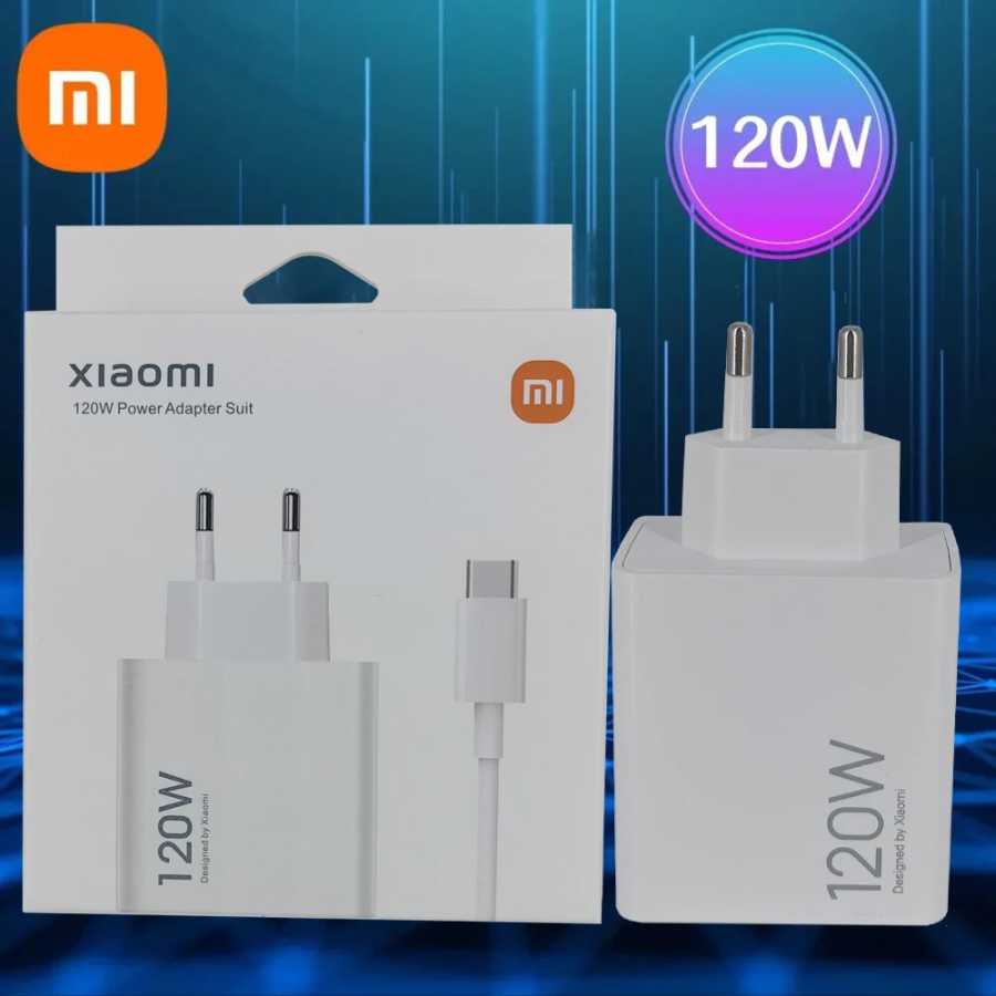 Оригинальное зарядное устройство 120 Вт Turbo Fast Charge EU/US Hypercharge Adapter для Xiaomi Redmi Note 11 12 13 Pro Plus 5G Mi 14 13 13T с кабелем Аксессуары и запчасти