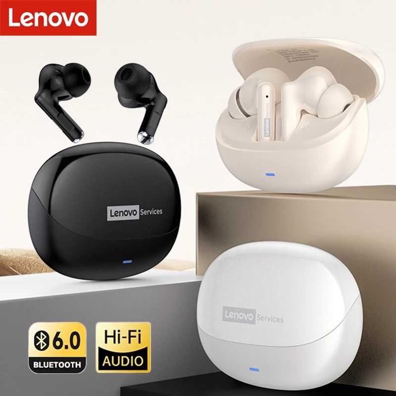 Наушники Lenovo LE257, беспроводные наушники Bluetooth 6,0, Hi-Fi звук, ENC, шумоподавление при вызове, игровые спортивные наушники с микрофоном, новые Портативное аудио и видео