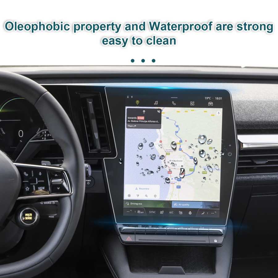 Фотография №3 товара Защитная пленка LFOTPP Nano для экрана навигационной системы Renault Megane