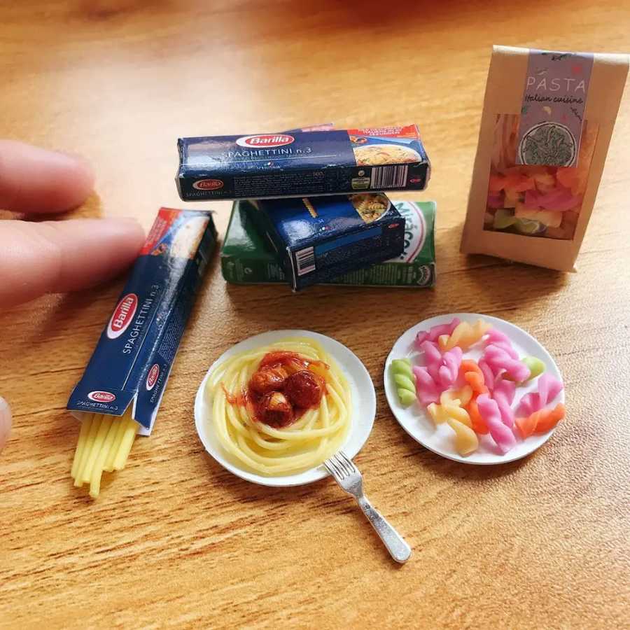 НОВЫЙ 1 пакет, масштаб 1/6, кукольный домик, миниатюрные макароны, мини-спагетти, лапша для кукольного дома, кухни, игровые игрушки, аксессуары Ролевые и игровые наборы