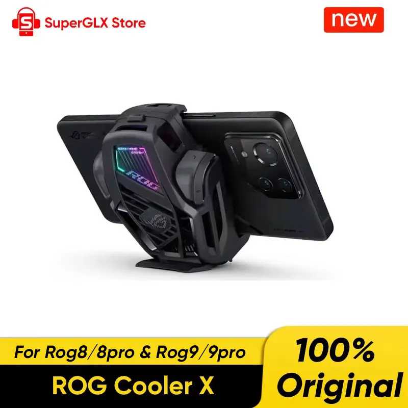 Оригинальный ASUS ROG AeroActive Cooler X для Rog 8/8pro, Rog Phone 9/9pro Funcooler, держатель охлаждающего вентилятора, аксессуары для игровых телефонов ROG Мобильные телефоны