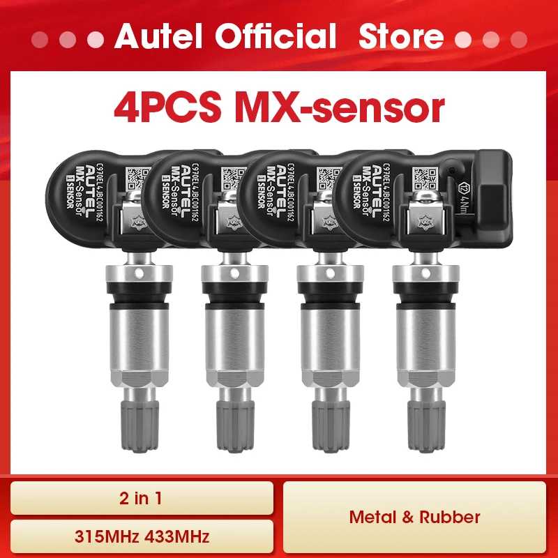 Autel MX Sensor 433 315 МГц TPMS Датчик Инструменты для ремонта шин Сканер Монитор давления в шинах Тестер Программирование MX-Sensor Инструмент для ремонта автомобилей