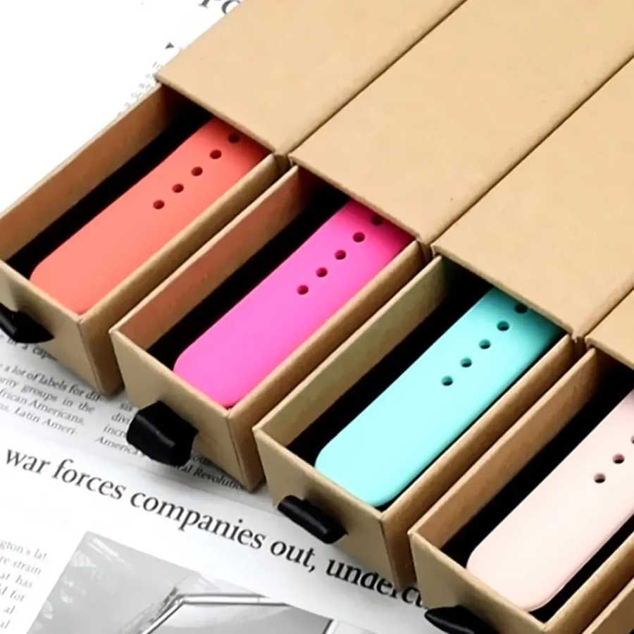 Фотография №4 товара Силиконовые ремешки для Apple Watch Band 44 мм 45 мм