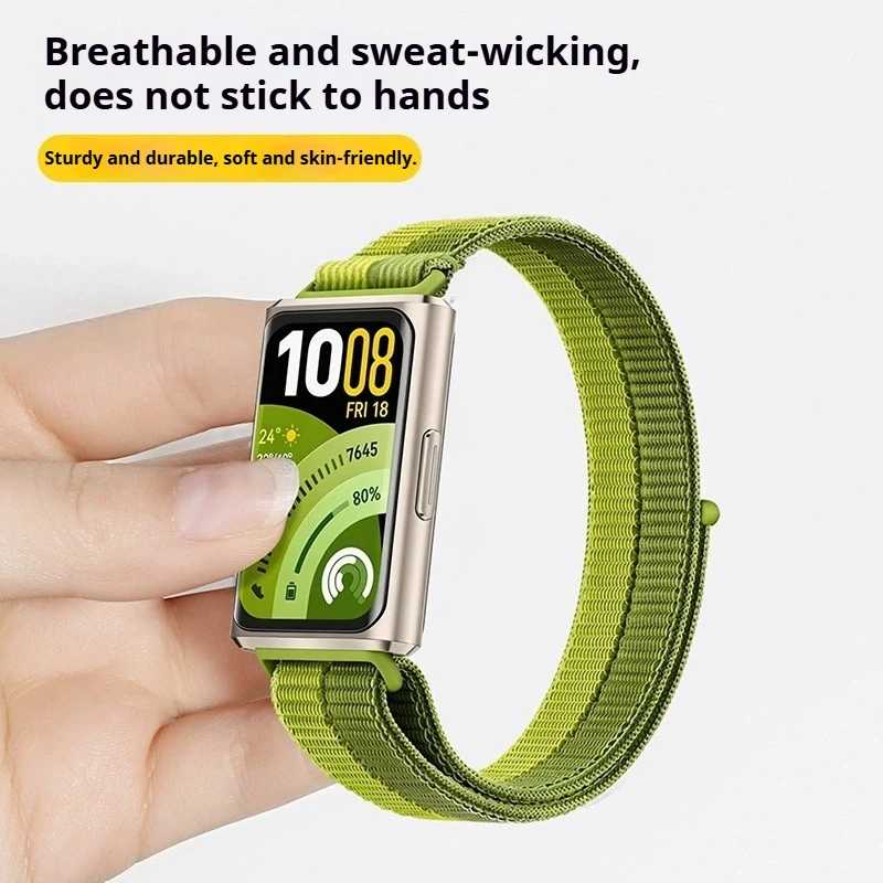 Фотография №3 товара Ремешок для HUAWEI Band 11, аксессуары, сменный нейлоновый спортивный браслет-петля,
