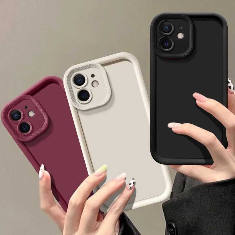 Мягкий чехол из ТПУ Candy Color для iPhone 17, 17e, 16, 14, 15 Pro Plus, 13, 12, 11 Pro Max, 16e &ndash; Противоударный силиконовый чехол-накладка для телефона Чехлы и чехлы для мобильных телефонов