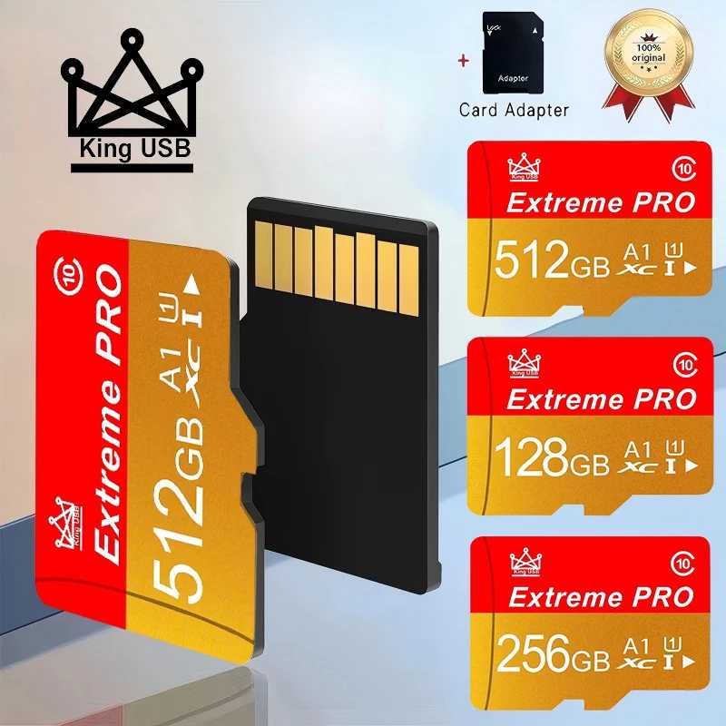 Карта памяти Extreme Class10 Original TF Flash Card 64GB 512GB 256GB, большой объем, SD-карты, Micro TF-карты для ПК, камеры, дрона Видеоигры и аксессуары