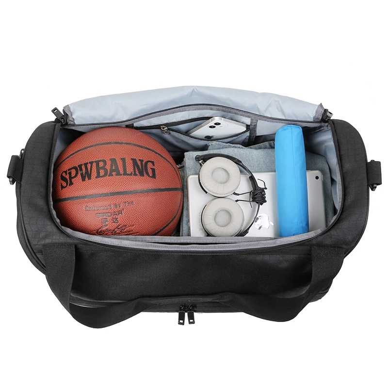 Фотография №4 товара Женская спортивная сумка большой вместимости, водонепроницаемая сумка для плавания, йоги,