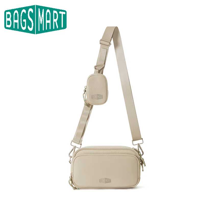 BAGSMART женская сумка через плечо для тренировок, повседневная сумка на плечо, кошельки с громкой связью, поясная сумка, большая вместительная мужская поясная сумка для улицы Нагрудные сумки