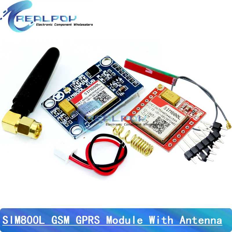 SIM800L GPRS GSM модуль Micro SIM-карта ядро четырехдиапазонный TTL последовательный порт антенна PCB Беспроводная плата Wi-Fi для смартфона Arduino Активные компоненты