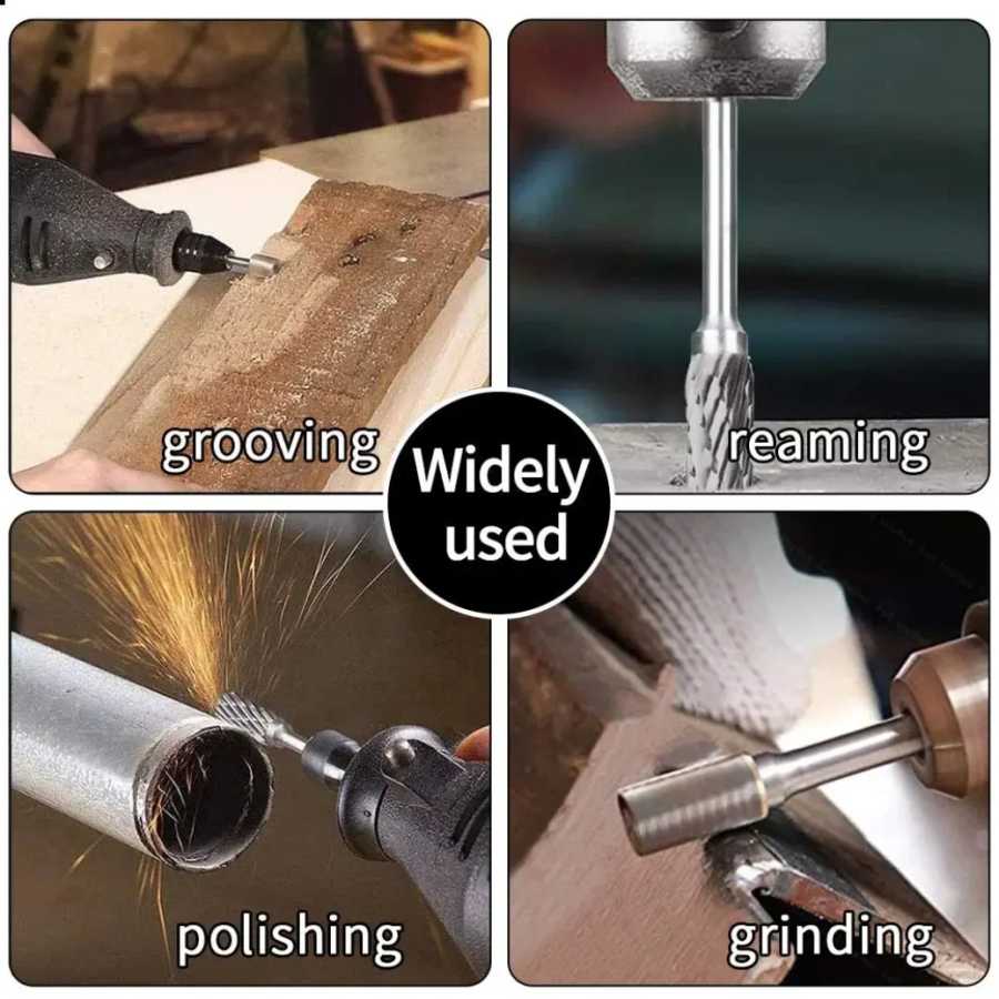Фотография №5 товара Набор твердосплавных фрез для роторного инструмента Dremel, 10 шт., насадки