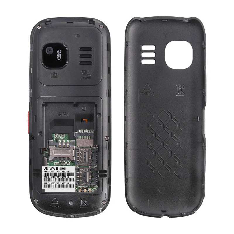 Фотография №1 товара UNIWAE1808 Функция телефона 3 SIM-карты 3, режим ожидания, беспроводной радиофонарик,