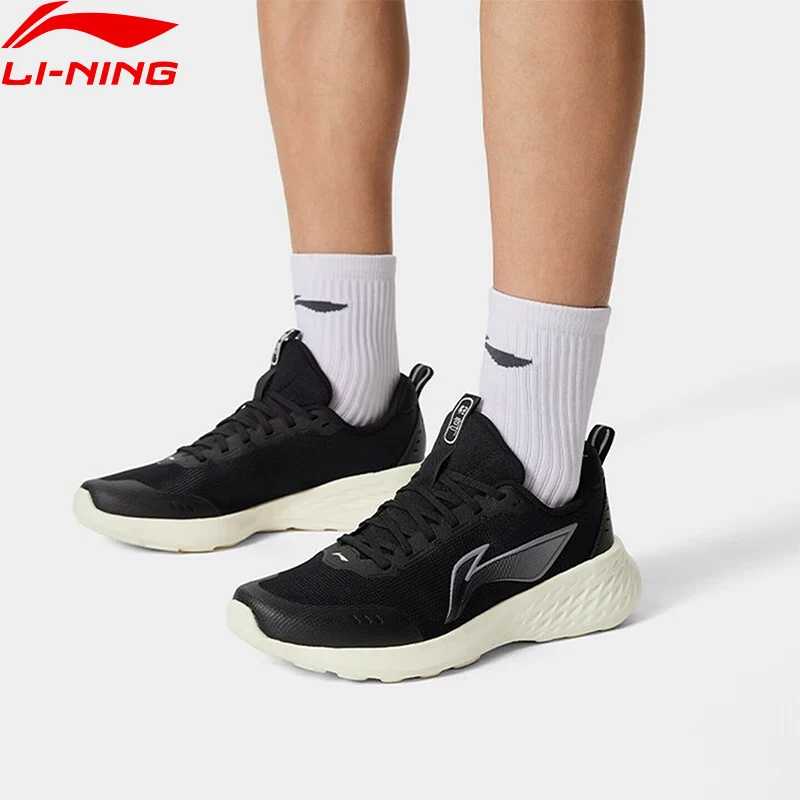 Мужские кроссовки Li-Ning LIGHT CLOUD, мягкие дышащие кроссовки для бега, спортивные кроссовки LiNing для отдыха ARSV037 Кроссовки