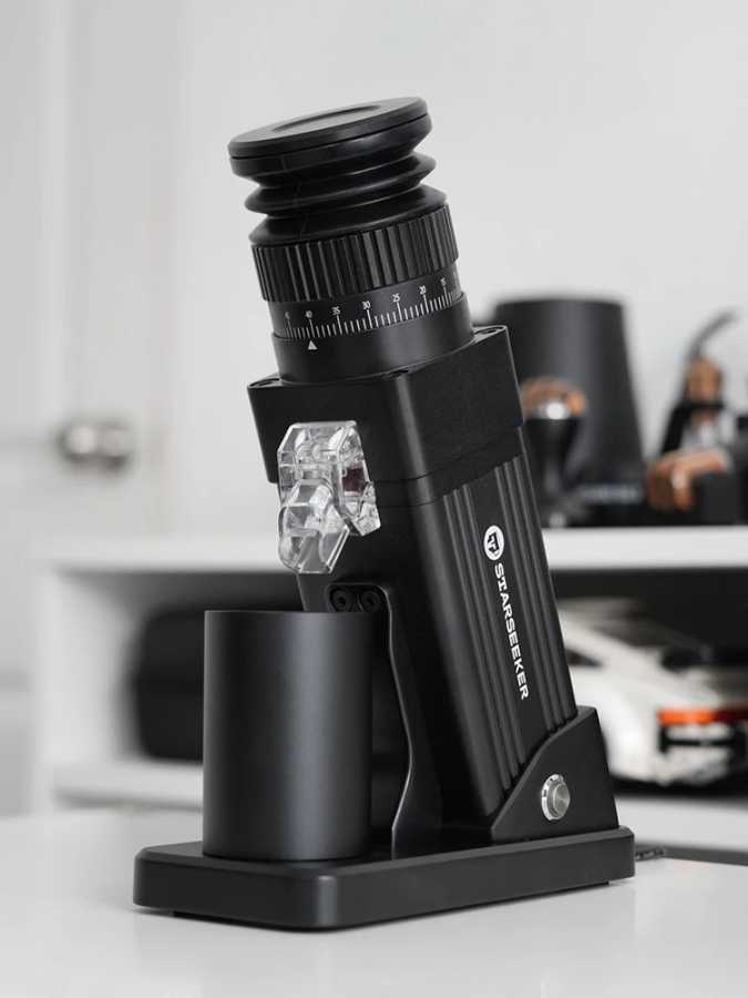 Фотография №1 товара STARSEEKER E55Pro электрическая кофемолка 55 мм титановый конус заусенцев бесступенчатая