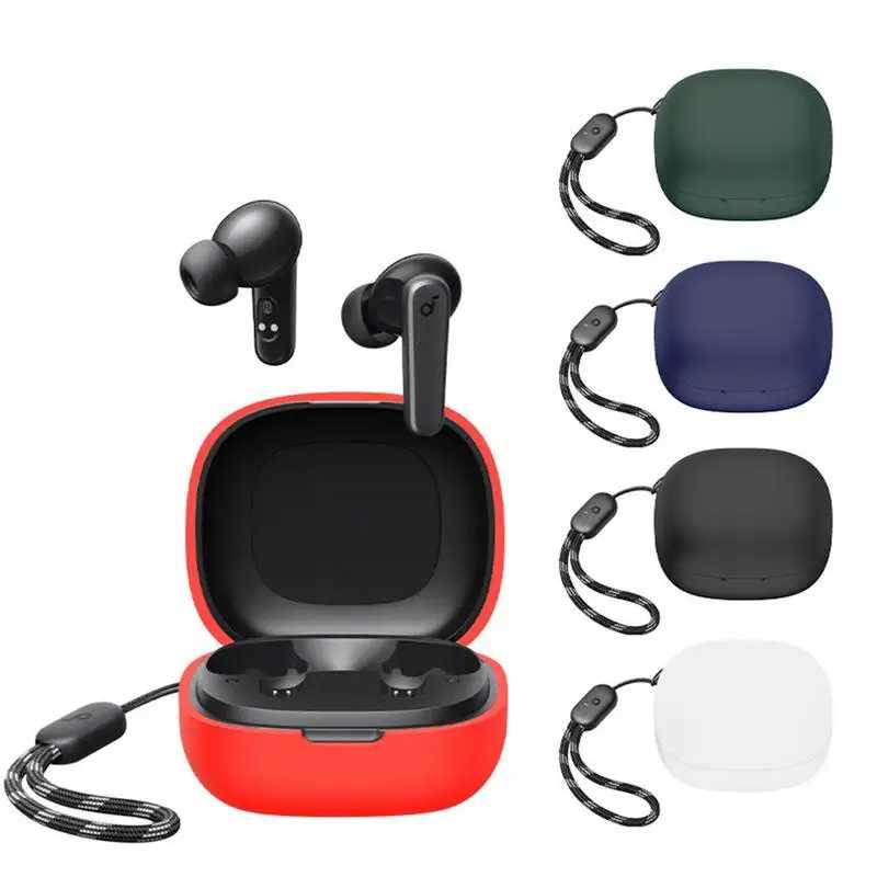 Защитный чехол для наушников Soundcore P20i, беспроводной чехол для наушников, противоударный моющийся корпус, защита от пыли, кремний Портативное аудио и видео