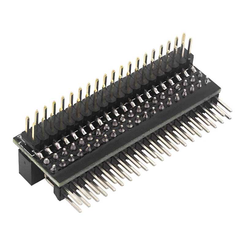 Фотография №3 товара Raspberry Pi 40-контактный удлинитель GPIO, двухрядный удлинитель с прямым углом
