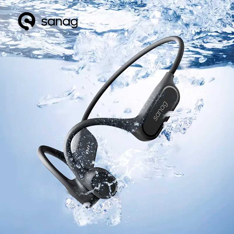 Sanag B33S Bluetooth наушники с костной проводимостью с открытым ухом IPX8 наушники для плавания на выбор 32 ГБ памяти беспроводная гарнитура MP3 наушники Портативное аудио и видео