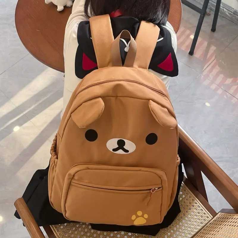 Фотография №2 товара Kawaii мультфильм медведь рюкзаки для женщин и девочек школьный портфель