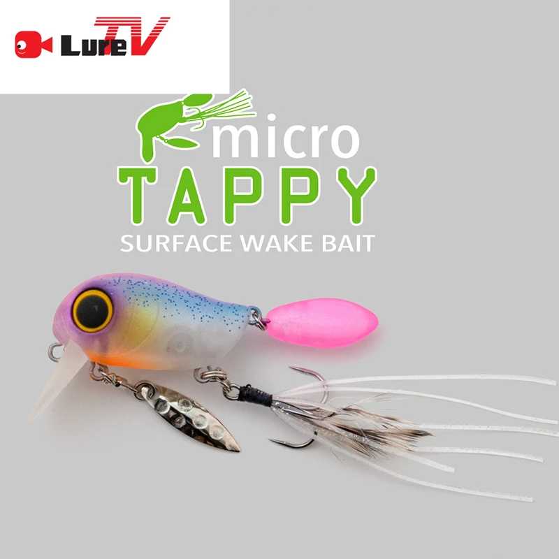Luretv Japan Jackall MICRO TAPPY Плавающий рок Little Fatty Water Surface Приманка из микроматериала Для рыбалки