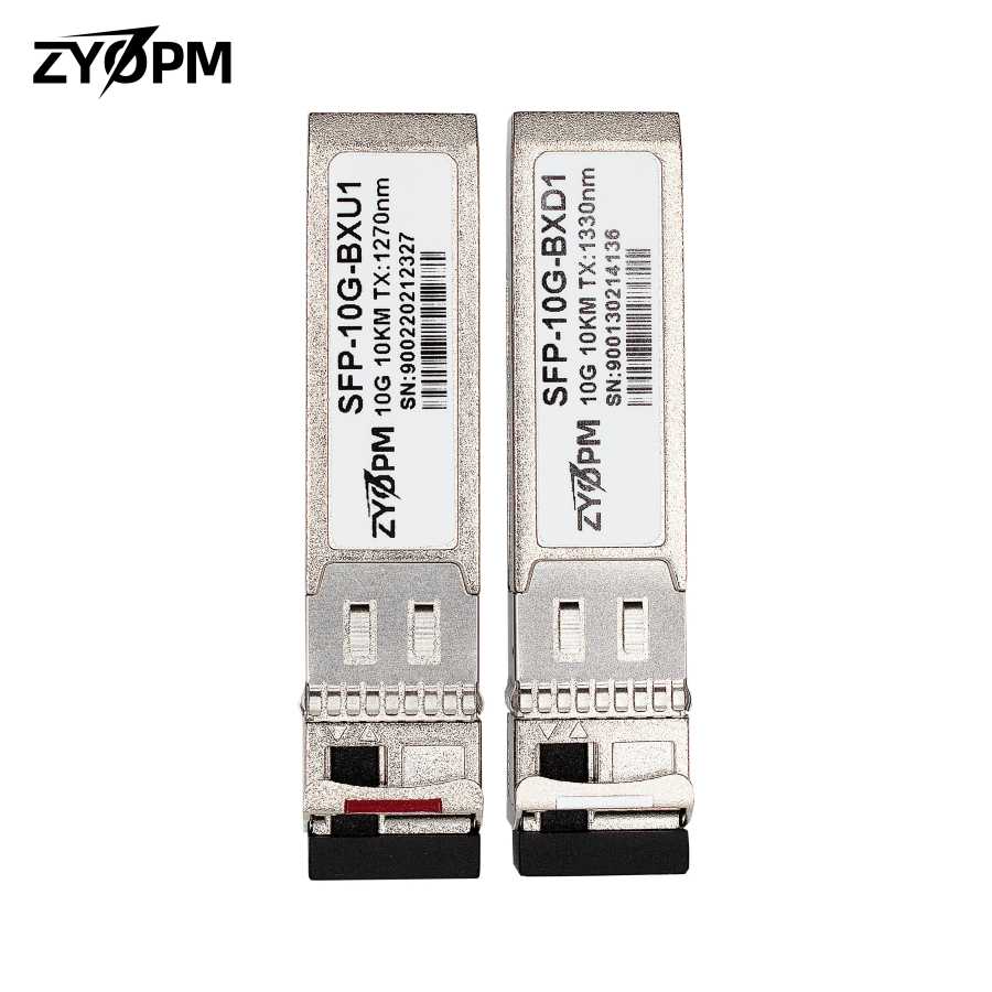 Фотография №1 товара 10G SFP+ BIDI 10-100 км, трансивер 1270 нм/1330 нм для
