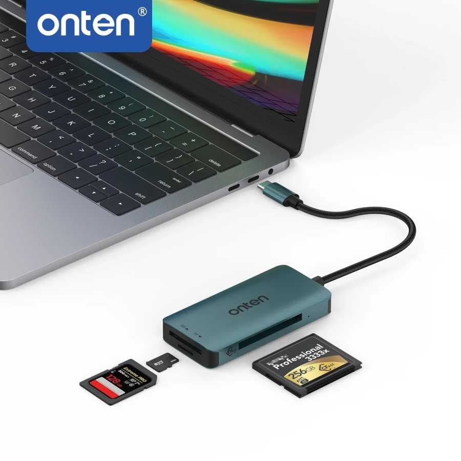 Фотография №4 товара ONTEN оригинальное устройство для чтения SD-и TF-карт памяти TYPE C