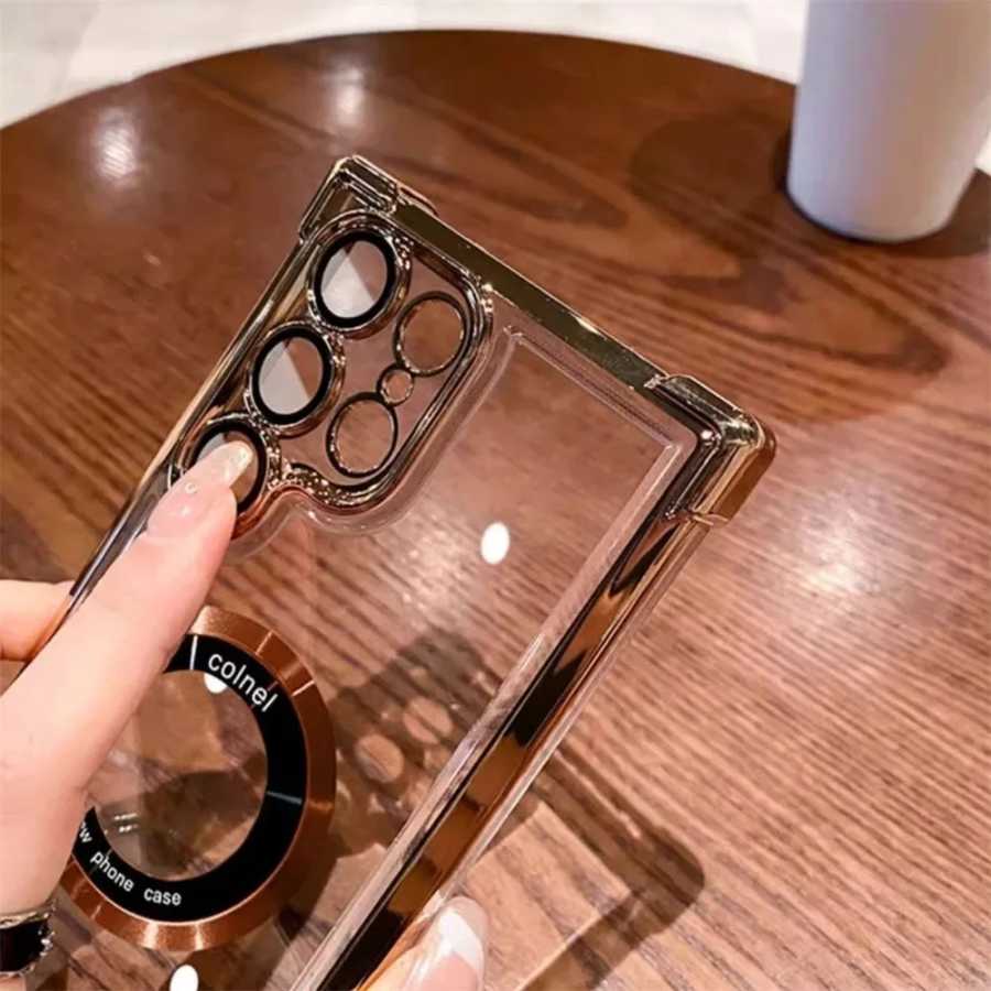 Фотография №5 товара Прозрачные чехлы с покрытием Magsafe для Samsung Galaxy S26 S25