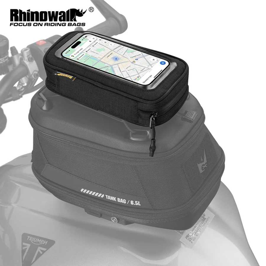 Многофункциональная расширяемая сумка для телефона Rhinowalk для мотоцикла, подходит для телефонов до 7 дюймов, с удобной навигацией, модель Molle, сумка для инструментов Аксессуары для мотоциклов