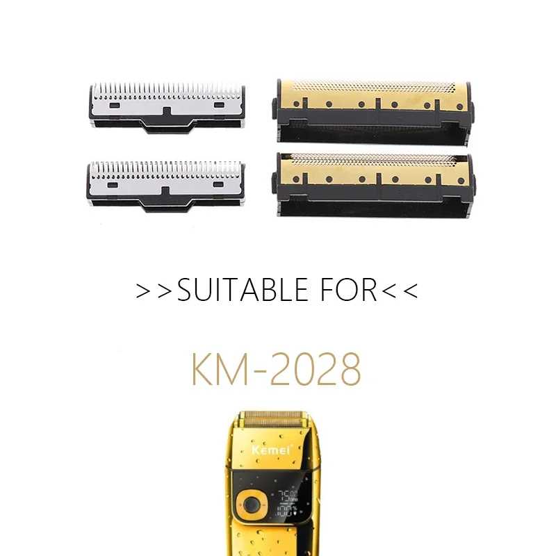 Фотография №5 товара Сменный сетчатый чехол для Kemei KM2028, оригинальный профессиональный набор лезвий,