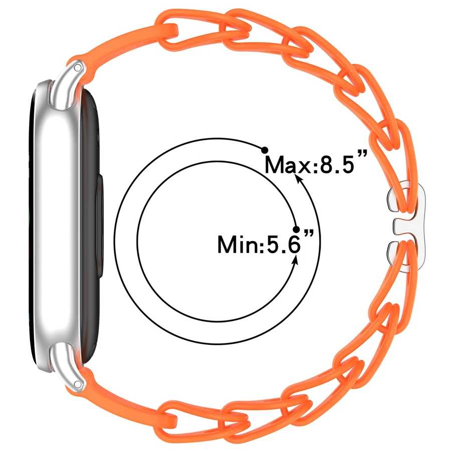 Фотография №4 товара Полый ремешок для Xiaomi Mi Band 10 9 8, мягкий
