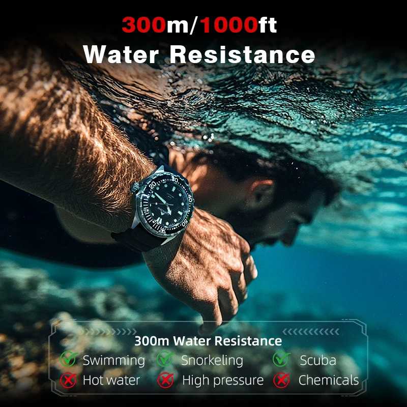 Фотография №4 товара Мужские часы NORTH EDGE 2025 New TRITON Solar Powered Dive