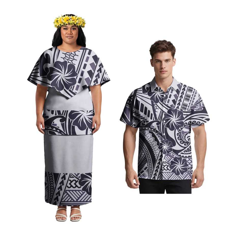 Фотография №2 товара Женские рубашки-пулетаси Island Plus Size с рюшами на воротнике и