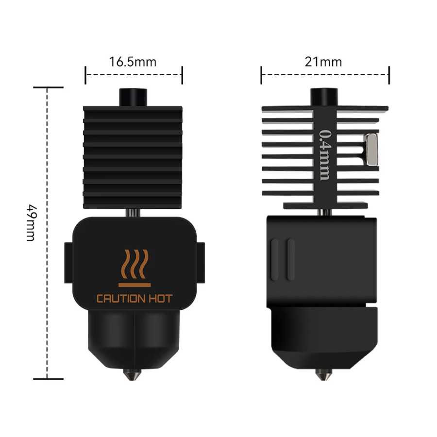 Фотография №5 товара Для Bambu Lab A1/A1 Mini Hotend Kit, быстрая печатающая головка