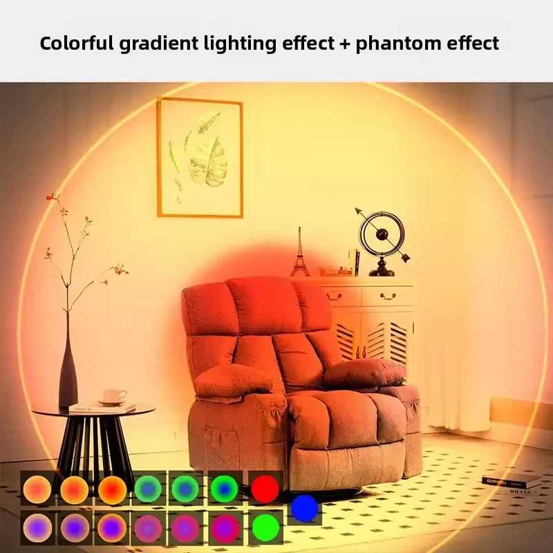 Фотография №4 товара Умный RGB градиентный ночник с магнитным датчиком движения, перезаряжаемый настенный