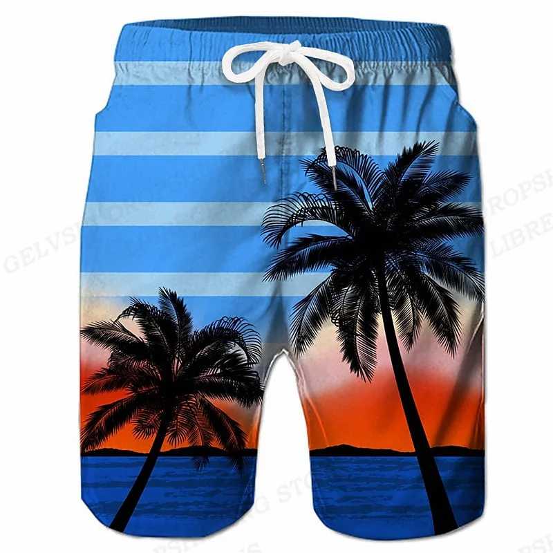 Фотография №1 товара Пляжные шорты Tropics Sea Island y2k, Мужские штаны с 3D