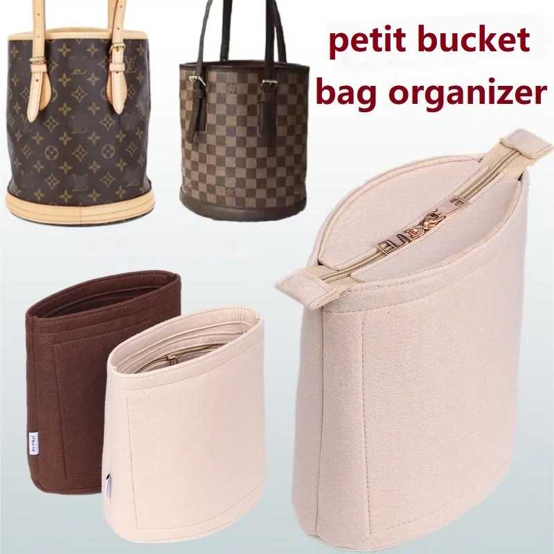 Органайзер для сумки Lv Petit Bucket, вставка для косметички, индивидуальный цвет Сумка-органайзер