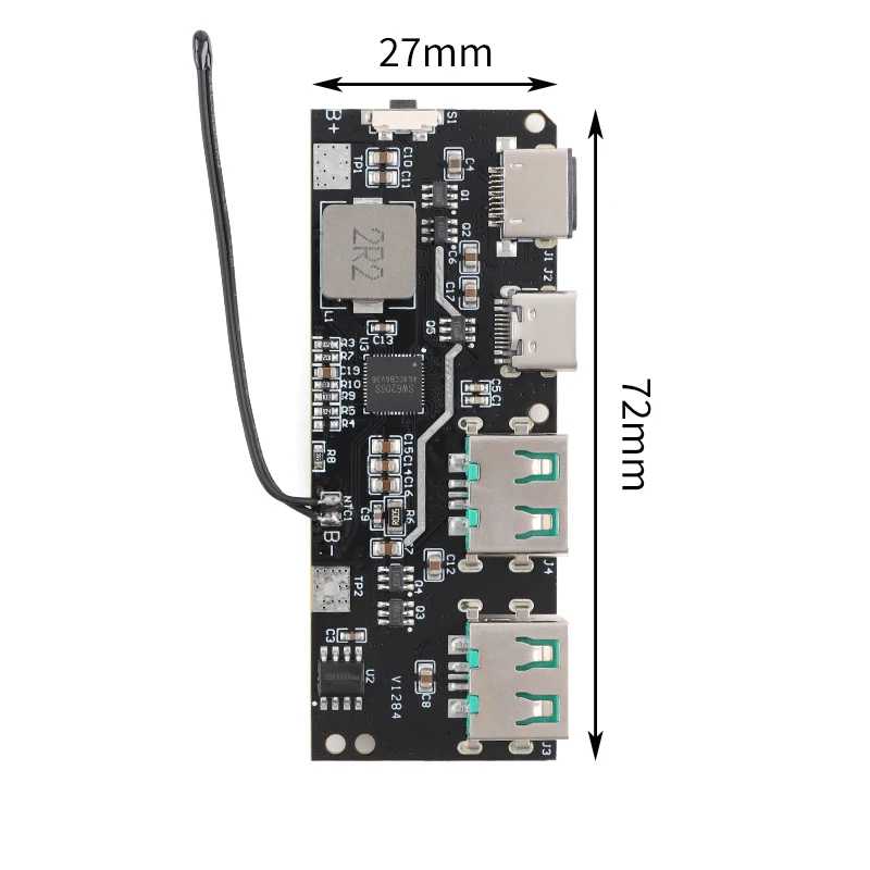 Фотография №1 товара QC4.0 QC3.0 LED Dual USB 5 В 4,5 А 22,5