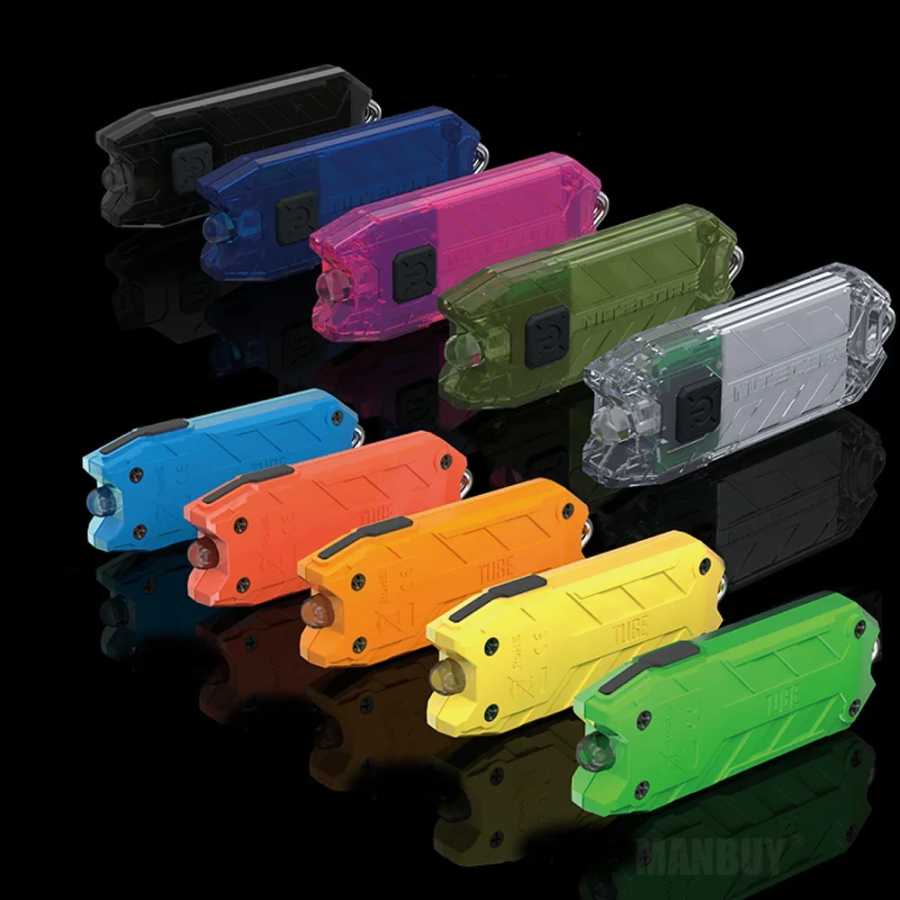 2026 NITECORE Tube Портативный светильник Micro-USB Перезаряжаемый карманный фонарик EDC Водонепроницаемый мини-размер 10, красочная лампа-ключ Портативное освещение