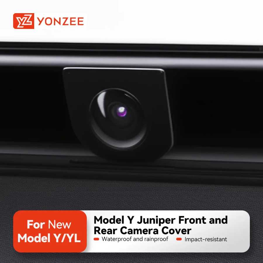 Защита передней камеры YZ для Tesla Model Y Juniper 2021, автомобильные аксессуары для модели Y L, защита объектива, защита от столкновений, водонепроницаемая Внешние аксессуары