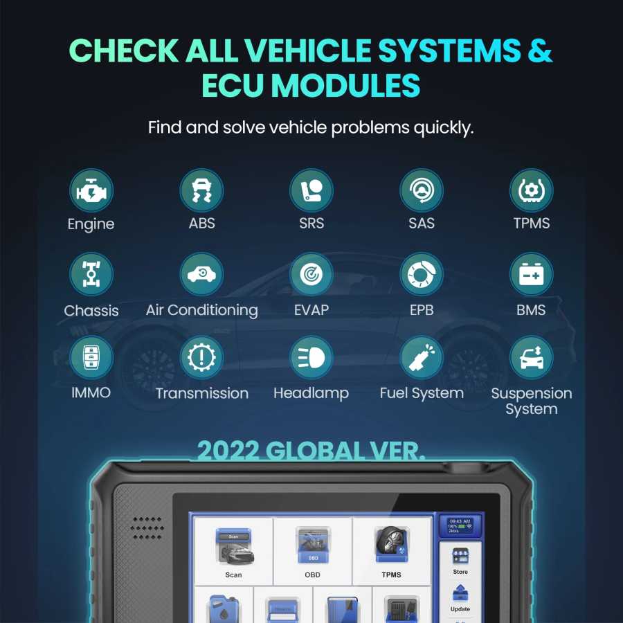 Фотография №2 товара Диагностический сканер MUCAR VO6 OBD2 для автомобилей, полнофункциональный автосканер, считыватель
