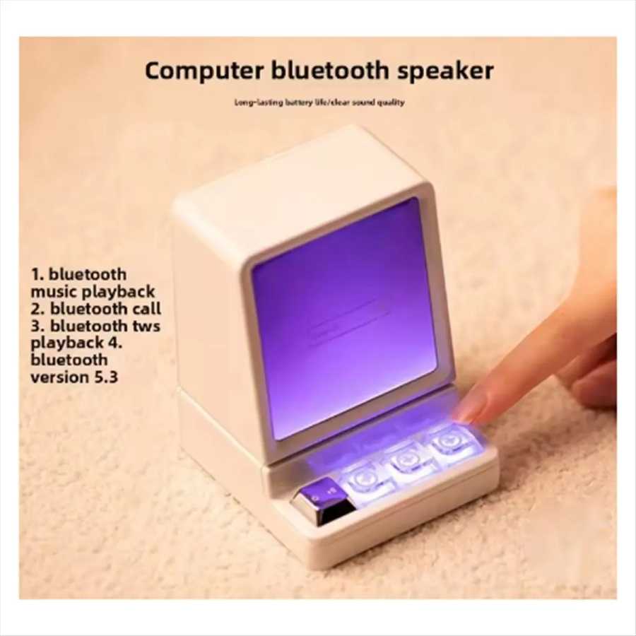 Фотография №4 товара *ABAB Портативная классическая компьютерная форма Bluetooth-динамик Громкоговоритель