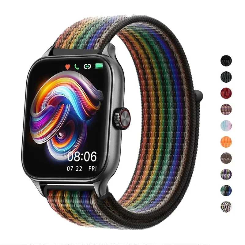 Фотография №1 товара Нейлоновый ремешок-петля для Amazfit GTS 4/2/3pro/2e/GTS2 Mini/GTR 4 42 мм/47