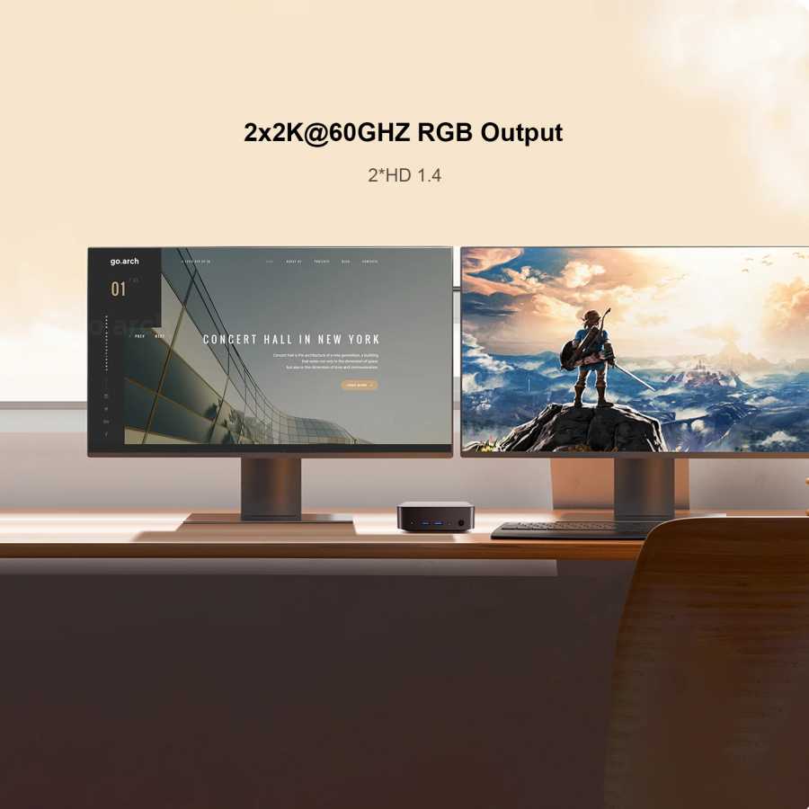 Фотография №3 товара Мини-ПК Chatreey T9 N3150 WIFI5 с Windows 11, ультракомпактный карманный
