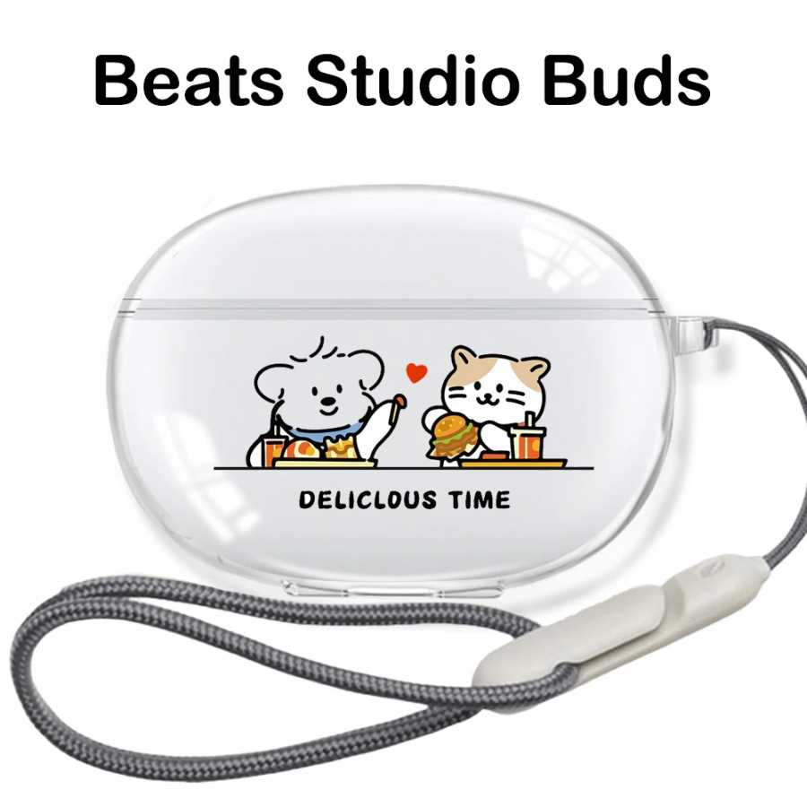 Фотография №4 товара Прозрачный чехол для наушников Beats Studio Buds Plus Funda Fit