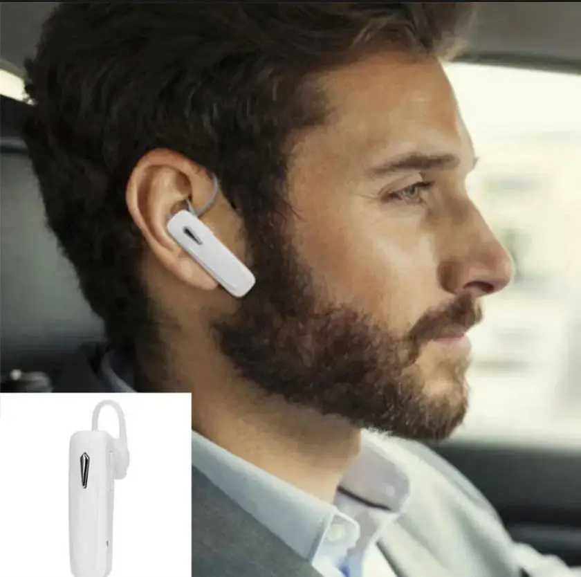 Фотография №5 товара M163 Mini Bluetooth-совместимые 4.0 спортивные официальные беспроводные наушники-крючки с микрофоном