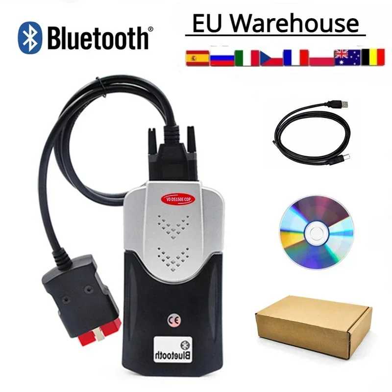 2026 Tnesf Delphis Orpdc Новый VCI VD DS150E CDP Pro USB Bluetooth OBD2 сканер для диагностики автомобилей и грузовиков, диагностический инструмент-интерфейс Инструмент для ремонта автомобилей