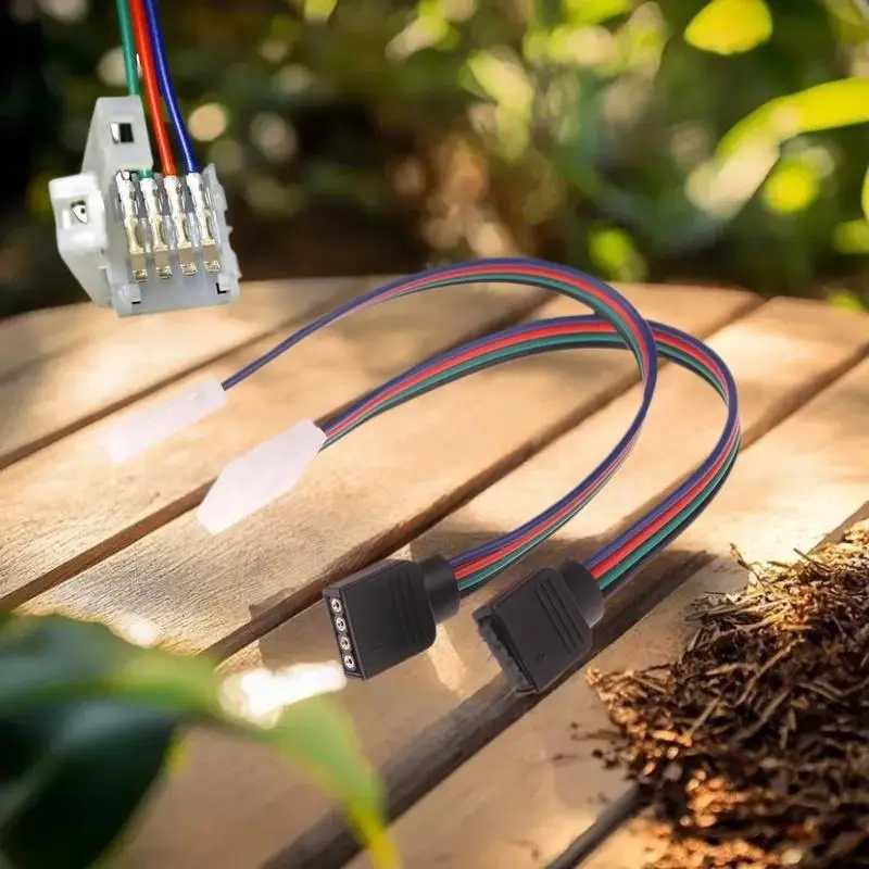 Многокомпонентные 4-контактные разъемы для светодиодных лент RGB диаметром 16,5 см для светодиодных лент RGBW Электрика