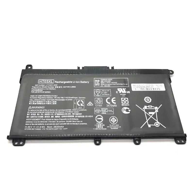 Новый оригинальный аккумулятор для ноутбука HT03XL для HP Pavilion 14-CE0001LA 14-CE0014TU 14-CE0010CA HSTNN-LB8L L11421-421 250 255 G7 Series Аксессуары для ноутбуков