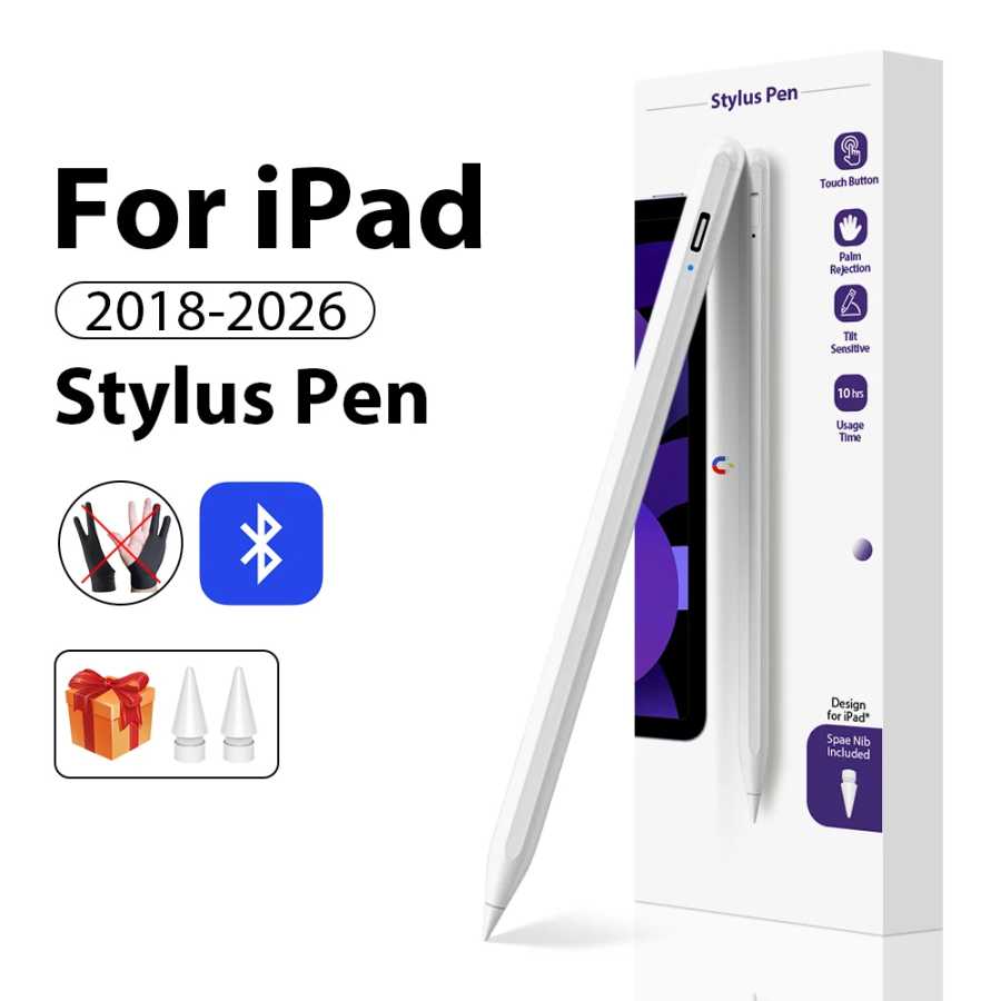 Для Apple Pencil Ipad Air 11 5 4 3 M3 M2 A16 Pro 13 11th M5 M4 12.9 Стилус 10 9 9th 10-го поколения Mini 6 7 10,9 Сенсорные ручки Аксессуары и запчасти для планшетов