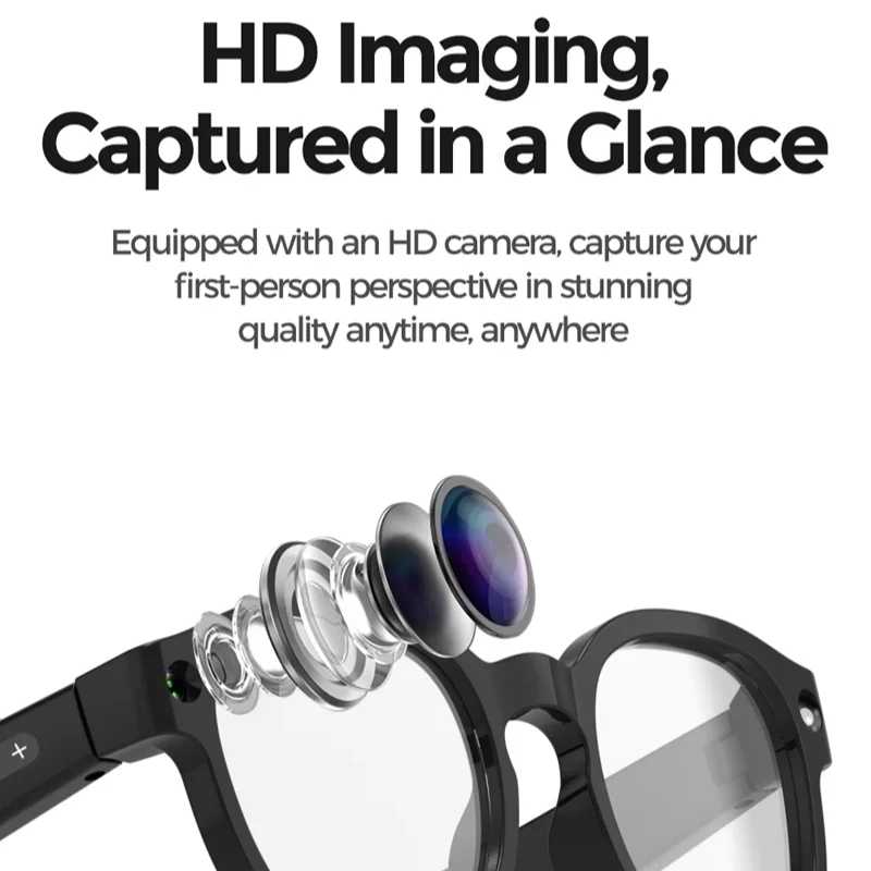 Фотография №4 товара Умные очки Lenovo AI с функцией перевода, 8-мегапиксельной HD-камерой, записью