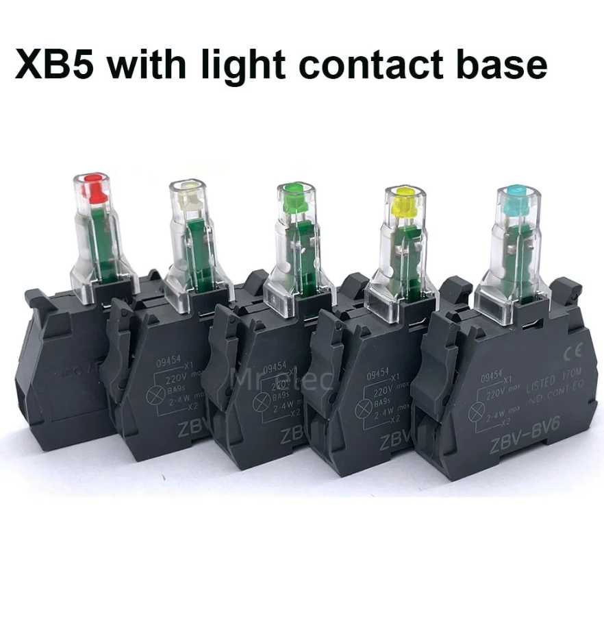 1 шт. Xb4 Zb4 ZBV-M3 ZBV-B3 ZBV-B4 B5 B1 кнопочный переключатель индикаторная лампа Системы умного дома