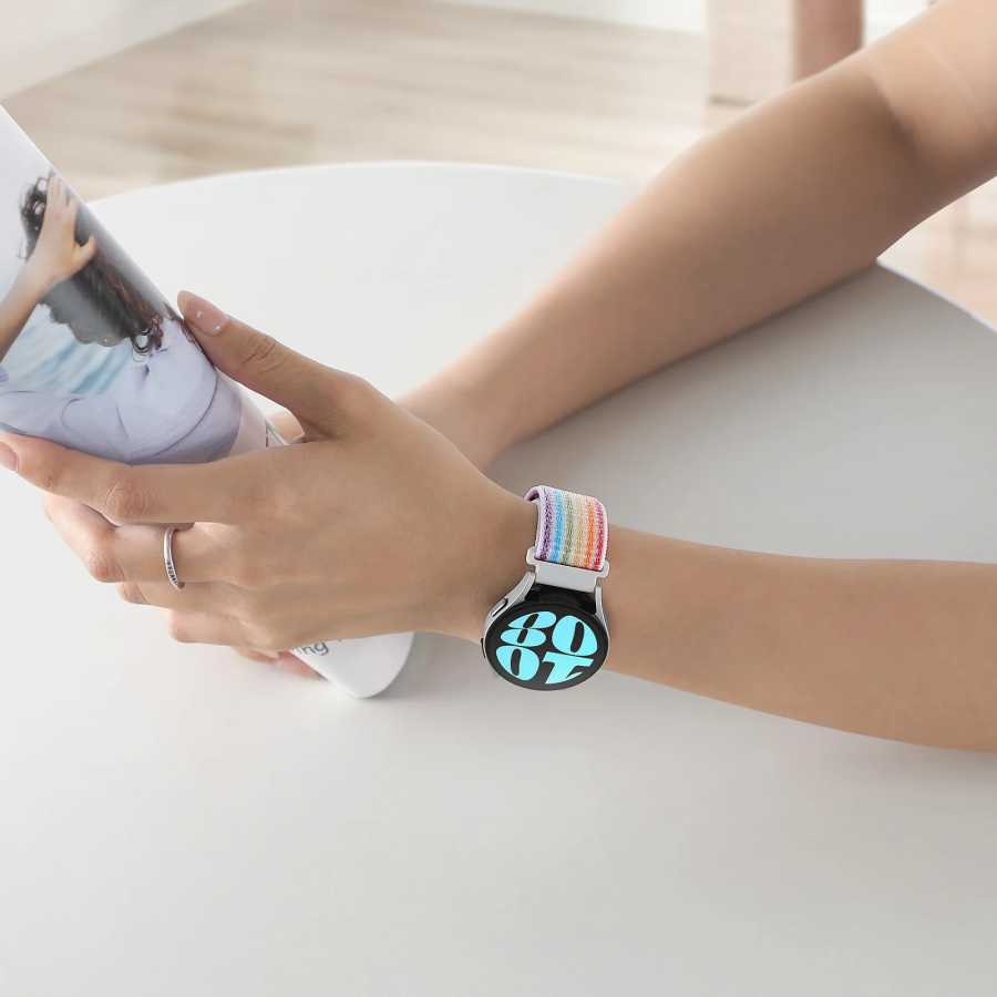 Фотография №3 товара Нейлоновый ремешок-петля для Samsung Galaxy Watch 6 4 7 classic/5